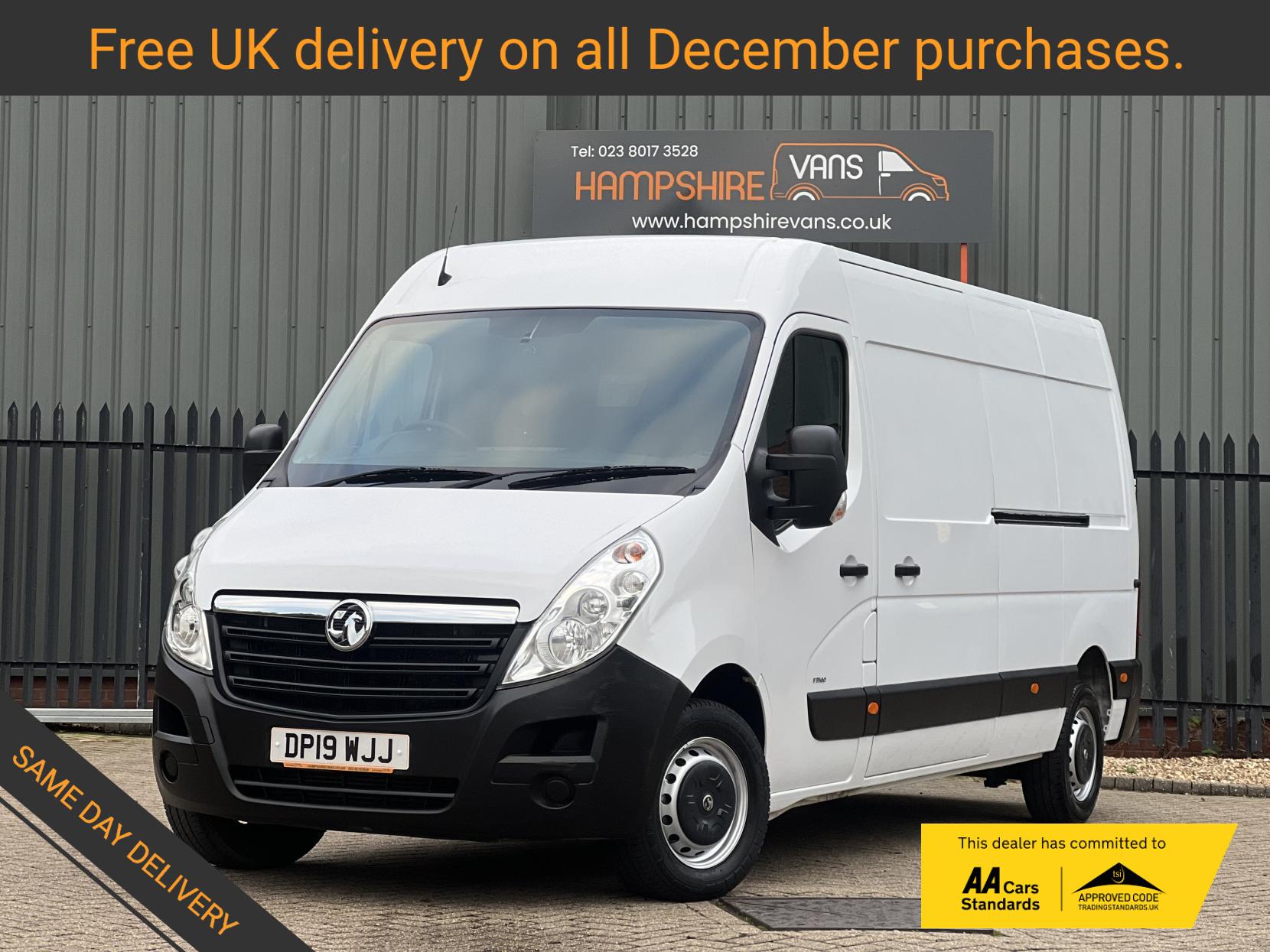 Vauxhall Movano 2.3 CDTi 3500 Panel Van 5dr Diesel Manual FWD L3 H2 Euro 6 (130 ps)