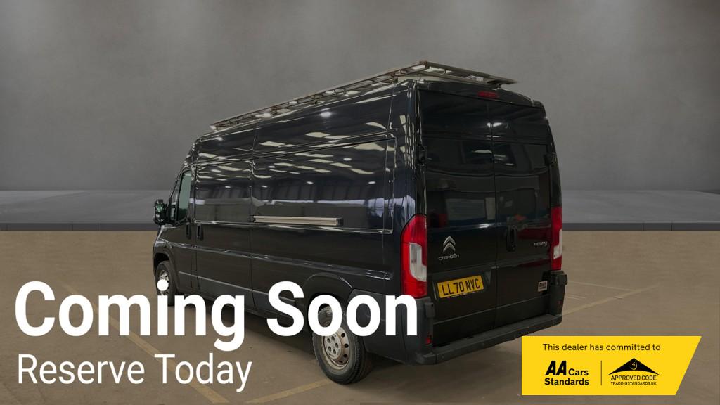 2020 Citroen Relay 2.2 BlueHDi 35 Enterprise Panel Van 5dr Diesel Manual L3 High Roof Euro 6 (s/s) (140 ps) - Thumbnail 3