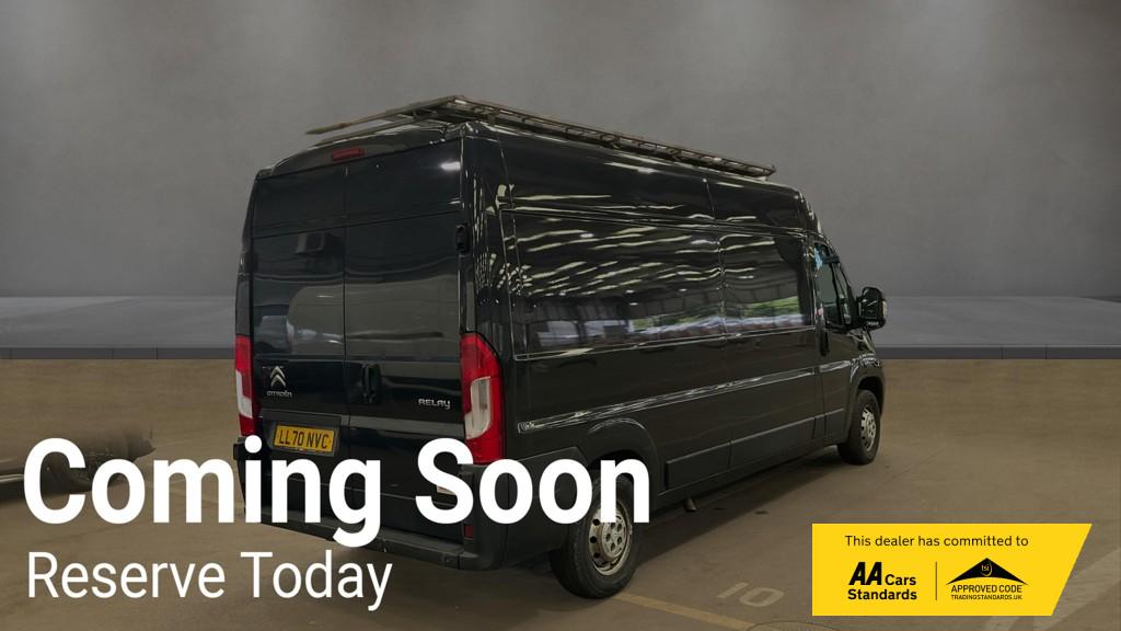 2020 Citroen Relay 2.2 BlueHDi 35 Enterprise Panel Van 5dr Diesel Manual L3 High Roof Euro 6 (s/s) (140 ps) - Thumbnail 4