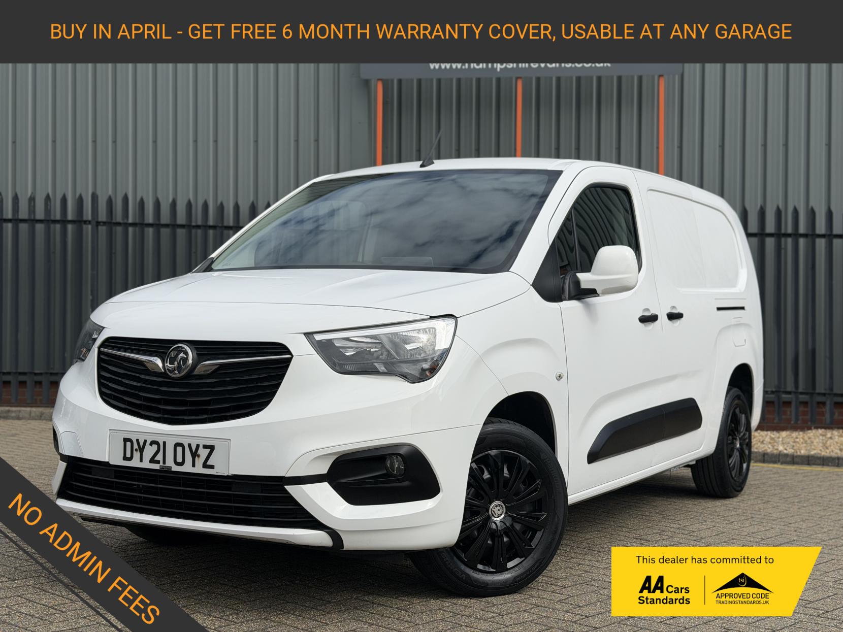 Vauxhall Combo 1.5 Turbo D 2300 Sportive Panel Van 4dr Diesel Manual L2 H1 Euro 6 (100 ps)