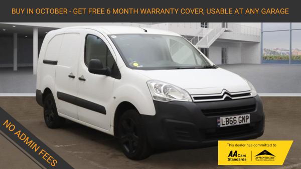 Citroen Berlingo 1.6 BlueHDi 750 LX Panel Van 6dr Diesel Manual L2 (s/s) (111 g/km, 100 bhp)