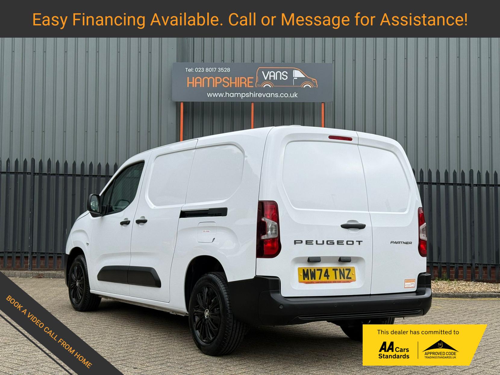 2024 Peugeot Partner 1.5 BlueHDi 950 Professional Long Panel Van 6dr Diesel Manual LWB Euro 6 (s/s) (100 ps) - Thumbnail 3
