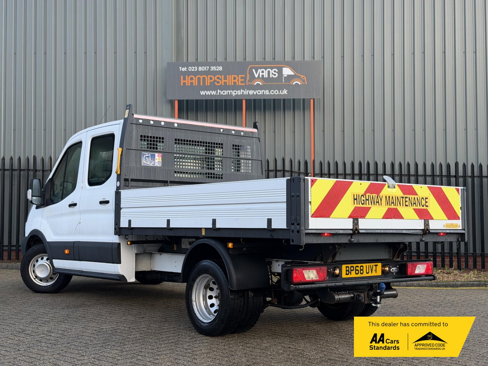 Ford Transit 2.0 350 EcoBlue 1-Way Double Tipper Double Cab 4dr Diesel Manual RWD L3 Euro 6 (1-Way, 1-Stop) (105 ps)