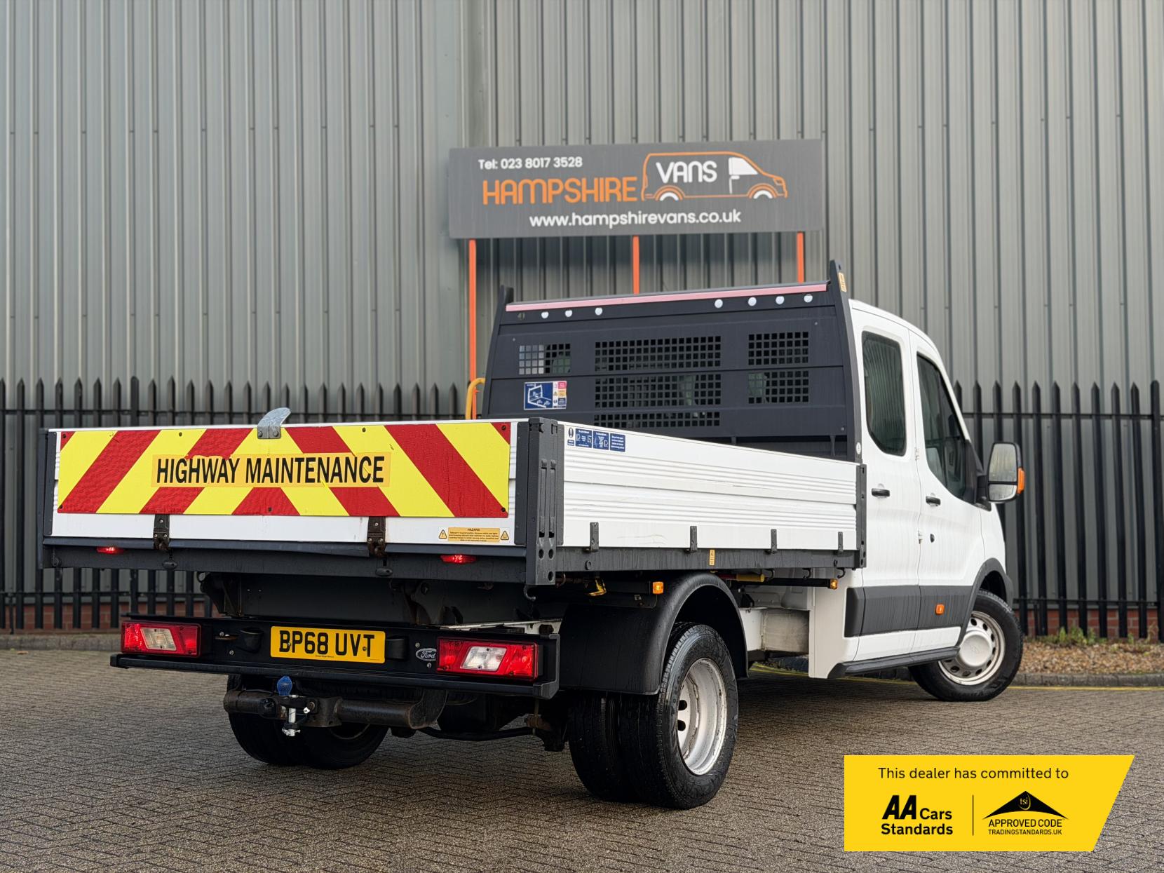 Ford Transit 2.0 350 EcoBlue 1-Way Double Tipper Double Cab 4dr Diesel Manual RWD L3 Euro 6 (1-Way, 1-Stop) (105 ps)