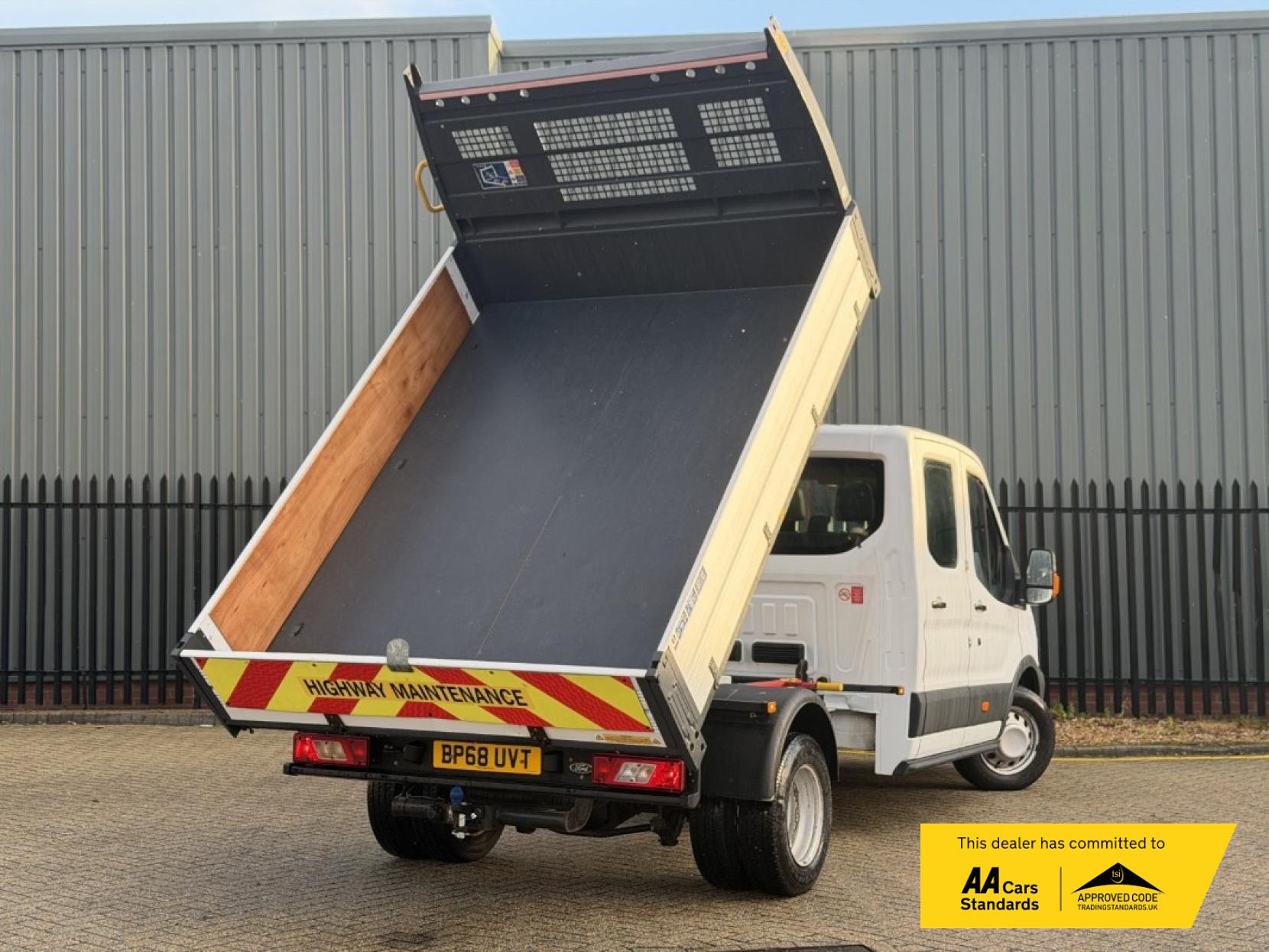 Ford Transit 2.0 350 EcoBlue 1-Way Double Tipper Double Cab 4dr Diesel Manual RWD L3 Euro 6 (1-Way, 1-Stop) (105 ps)