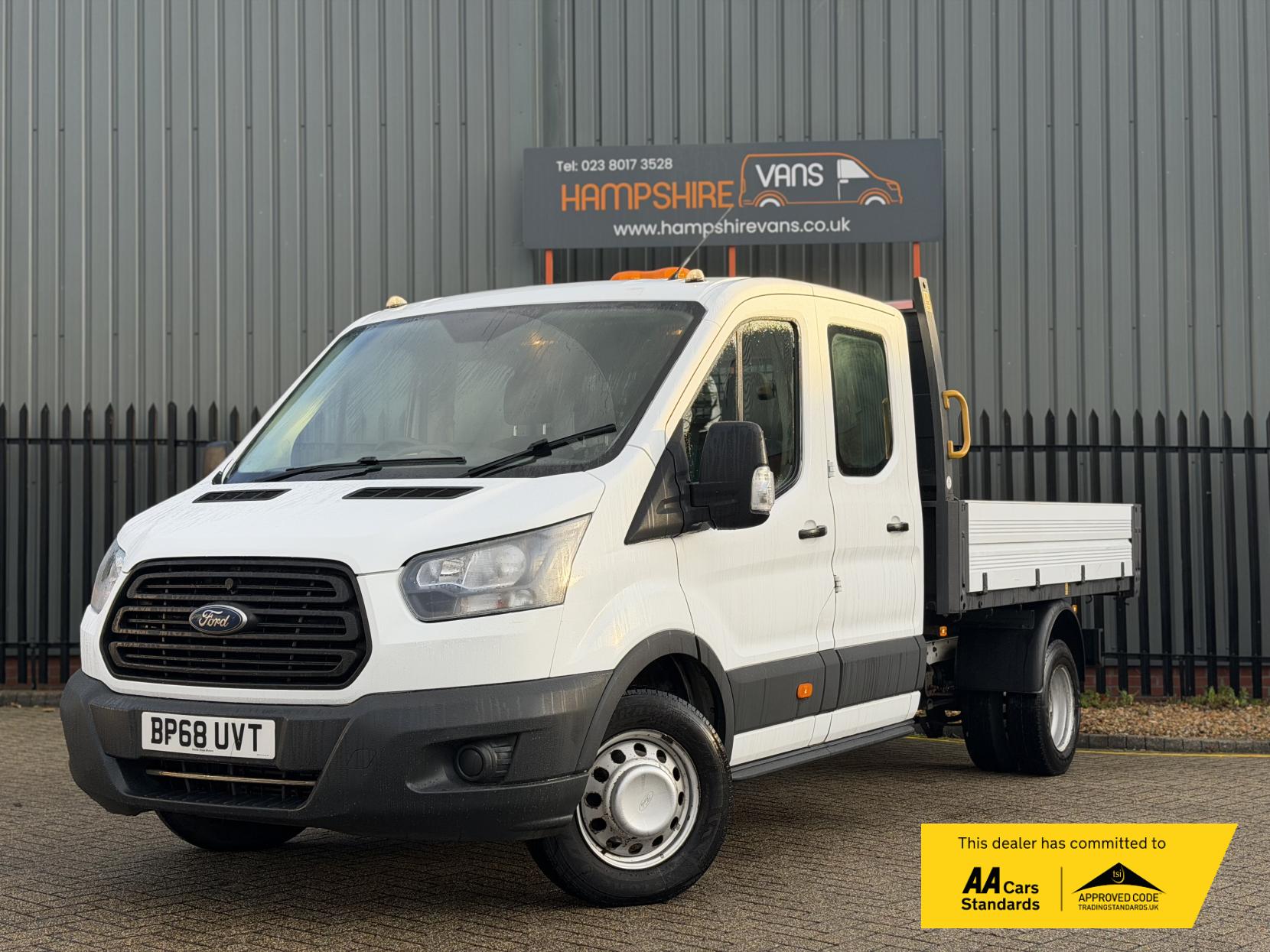 Ford Transit 2.0 350 EcoBlue 1-Way Double Tipper Double Cab 4dr Diesel Manual RWD L3 Euro 6 (1-Way, 1-Stop) (105 ps)