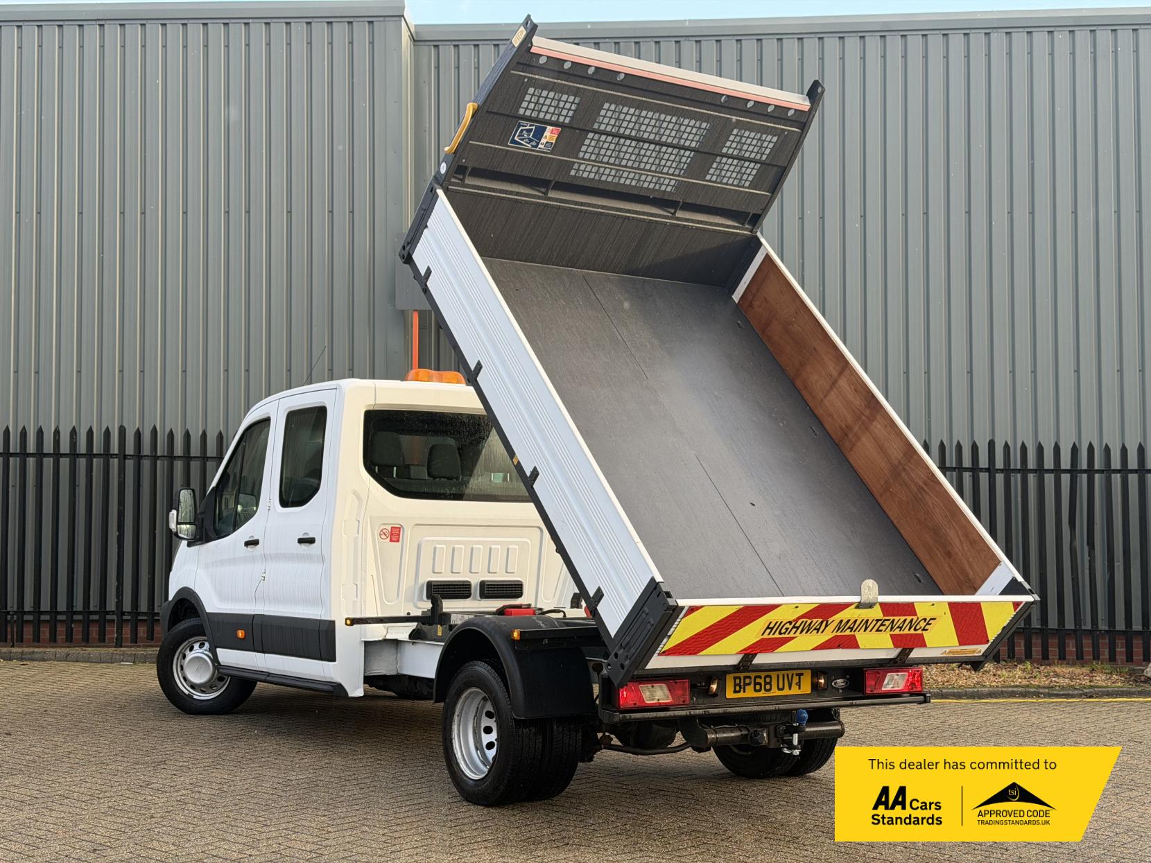 Ford Transit 2.0 350 EcoBlue 1-Way Double Tipper Double Cab 4dr Diesel Manual RWD L3 Euro 6 (1-Way, 1-Stop) (105 ps)