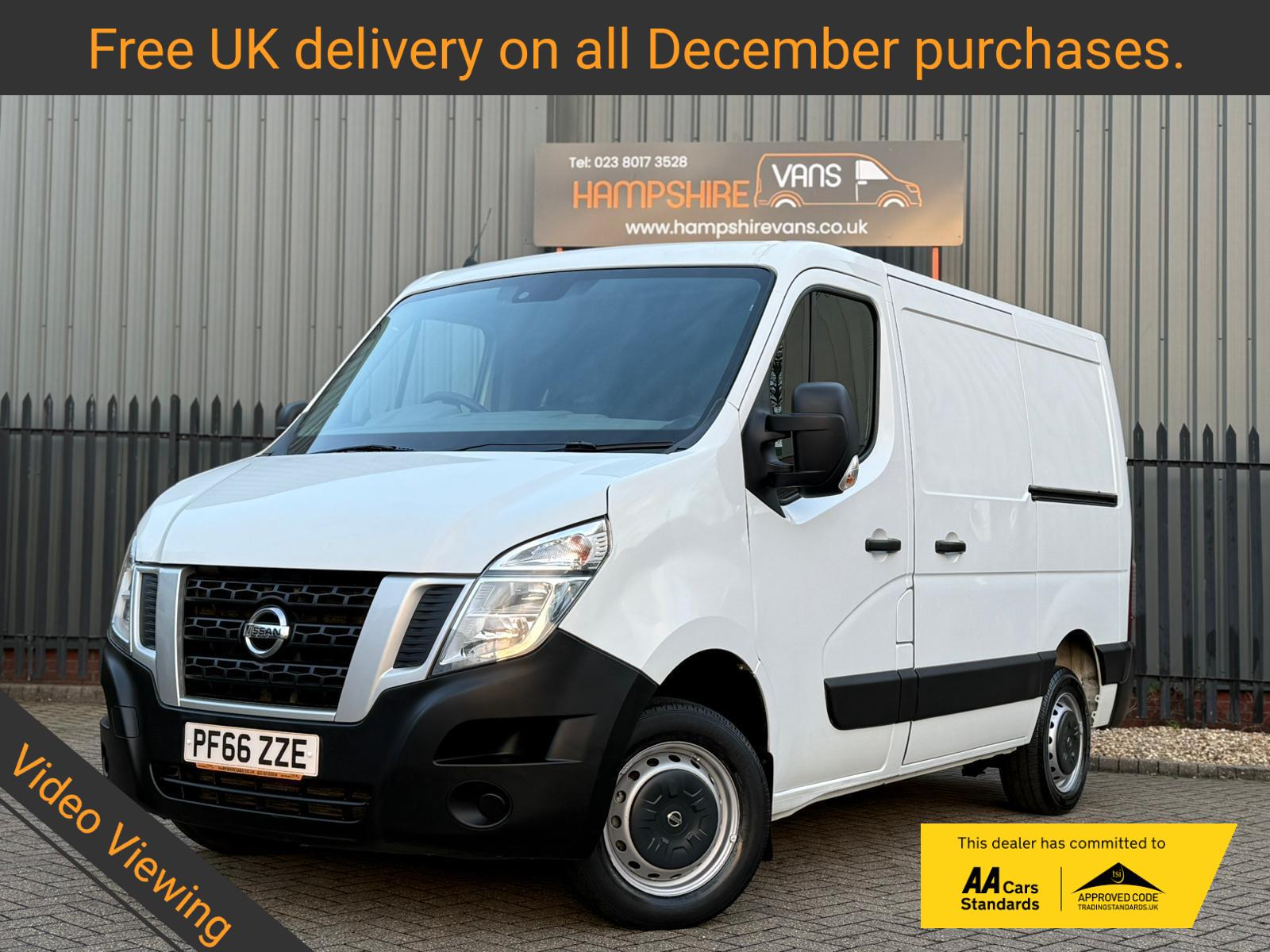 Nissan NV400 2.3 dCi 33 SE Panel Van 5dr Diesel Manual FWD L1 H1 Euro 6 (110 ps)