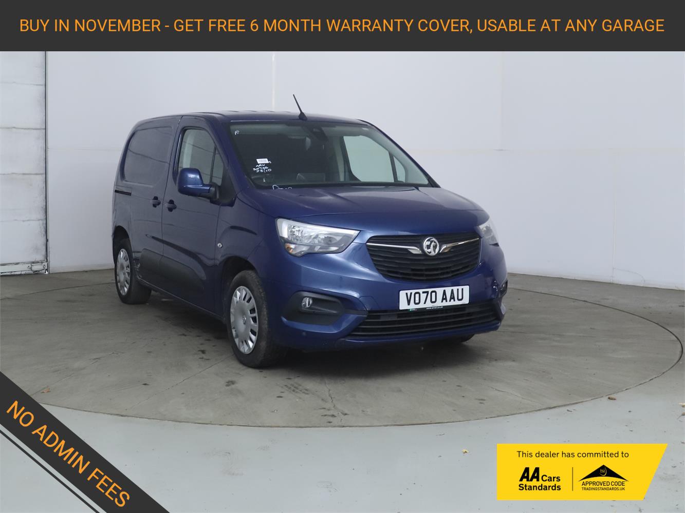 Vauxhall Combo 1.5 Turbo D 2000 Sportive Panel Van 4dr Diesel Auto L1 H1 Euro 6 (s/s) (130 ps)
