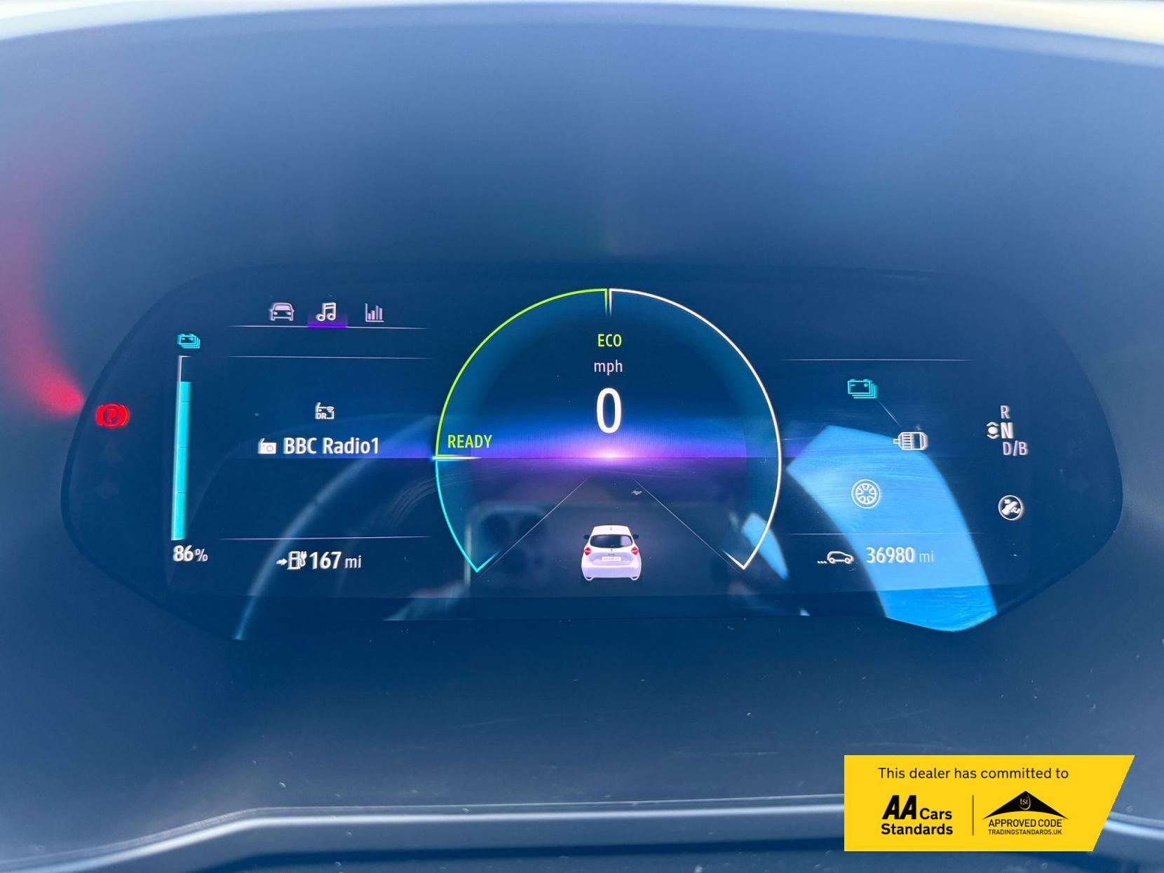 Renault Zoe R110 EV50 52kWh Business Car Derived Van 5dr Electric Auto (Rapid Charge) (107 bhp)