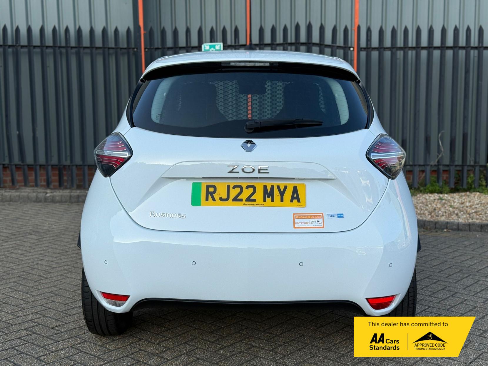 Renault Zoe R110 EV50 52kWh Business Car Derived Van 5dr Electric Auto (Rapid Charge) (107 bhp)