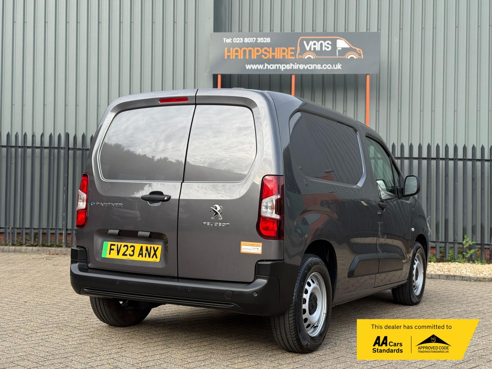 Peugeot e-Partner 800 50kWh Professional Premium + Standard Panel Van 5dr Electric Auto SWB (7.4kW Charger) (136 ps)
