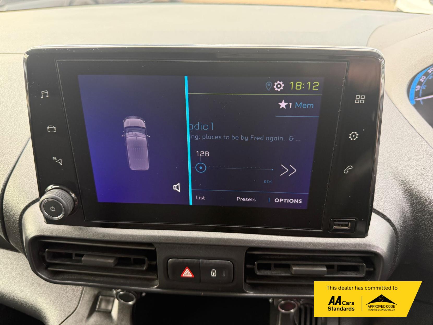 Peugeot e-Partner 800 50kWh Professional Premium + Standard Panel Van 5dr Electric Auto SWB (7.4kW Charger) (136 ps)
