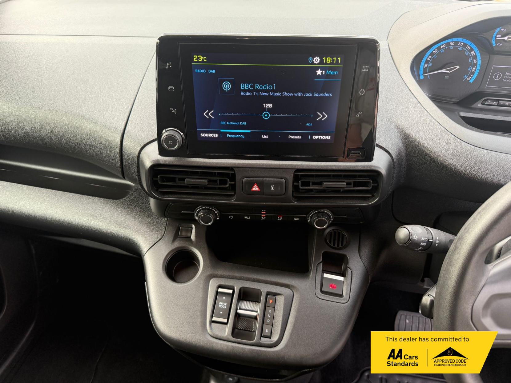 Peugeot e-Partner 800 50kWh Professional Premium + Standard Panel Van 5dr Electric Auto SWB (7.4kW Charger) (136 ps)