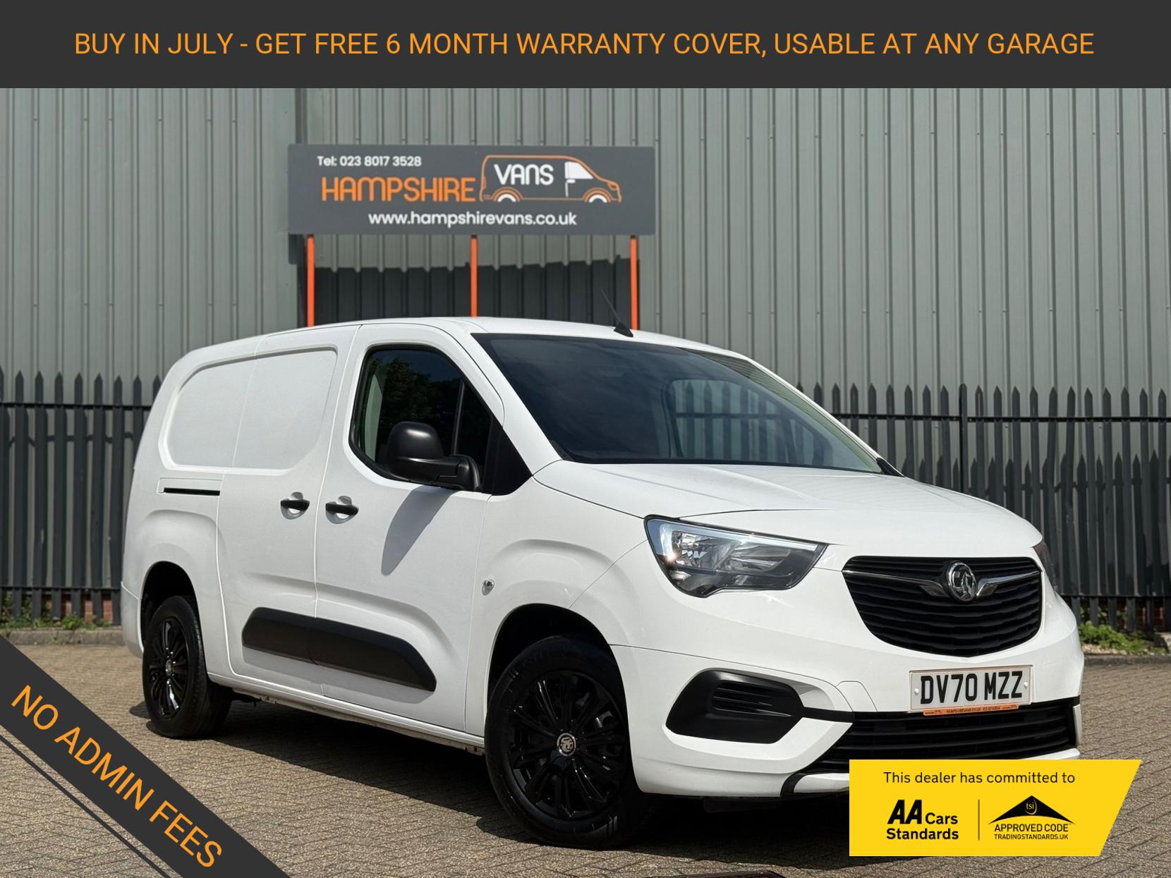 Vauxhall Combo 1.5 Turbo D 2300 Sportive Panel Van 4dr Diesel Manual L2 H1 Euro 6 (s/s) (100 ps)