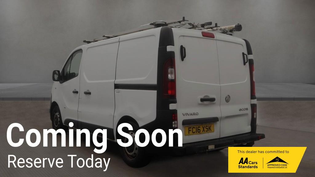 Vauxhall Vivaro 1.6 CDTi 2900 ecoFLEX Panel Van 5dr Diesel Manual L1 H1 Euro 5 (s/s) (90 ps)