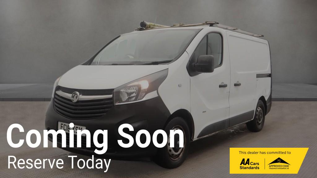 Vauxhall Vivaro 1.6 CDTi 2900 ecoFLEX Panel Van 5dr Diesel Manual L1 H1 Euro 5 (s/s) (90 ps)