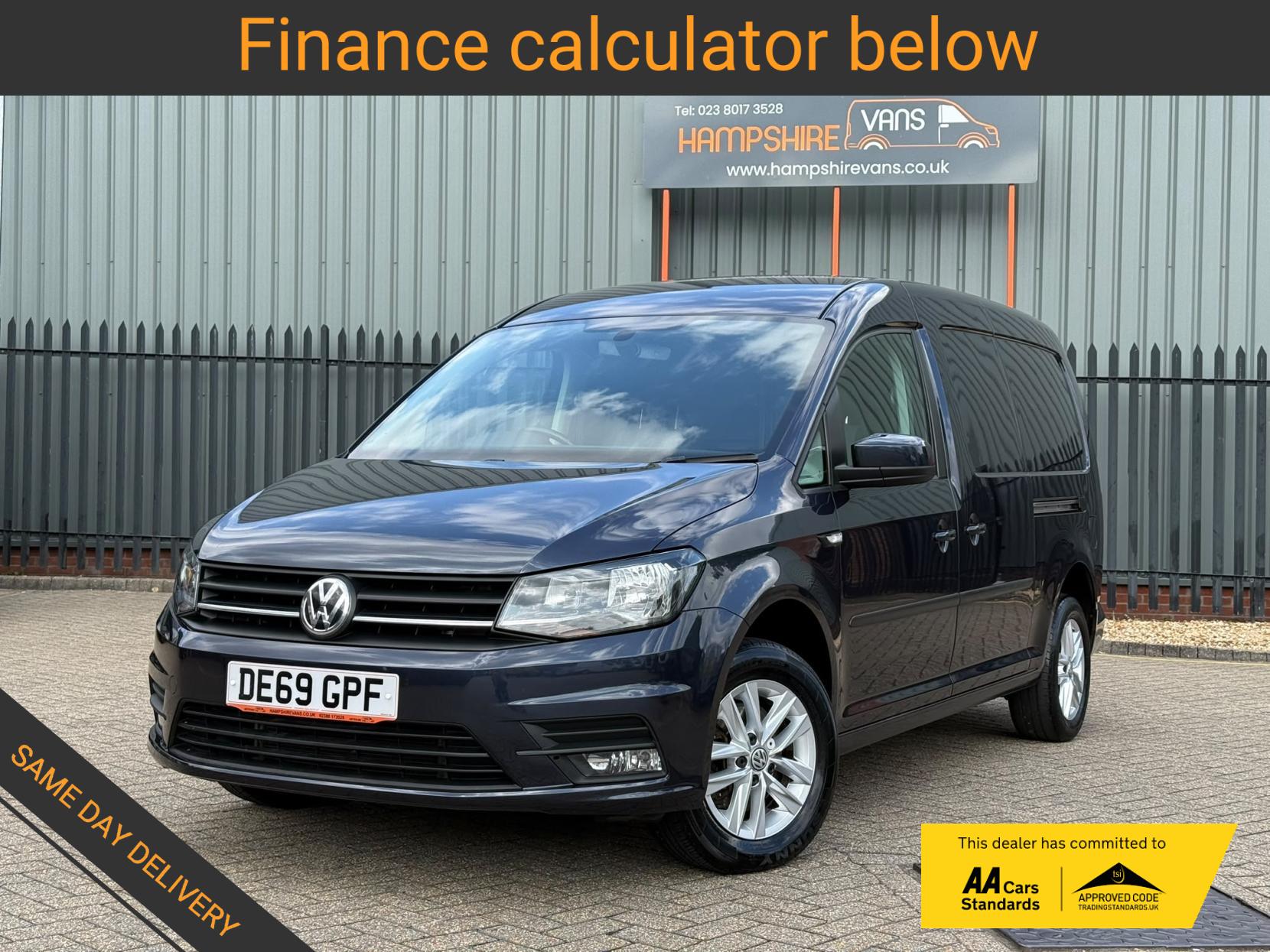 2019 Volkswagen Caddy Maxi 2.0 TDI C20 Highline Panel Van 6dr Diesel Manual LWB Euro 6 (s/s) (102 ps) - Thumbnail 2