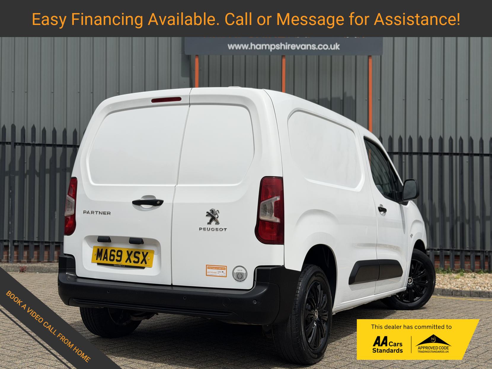2019 Peugeot Partner 1.5 BlueHDi 1000 Professional Standard Panel Van 5dr Diesel Manual SWB Euro 6 (100 bhp) - Thumbnail 3