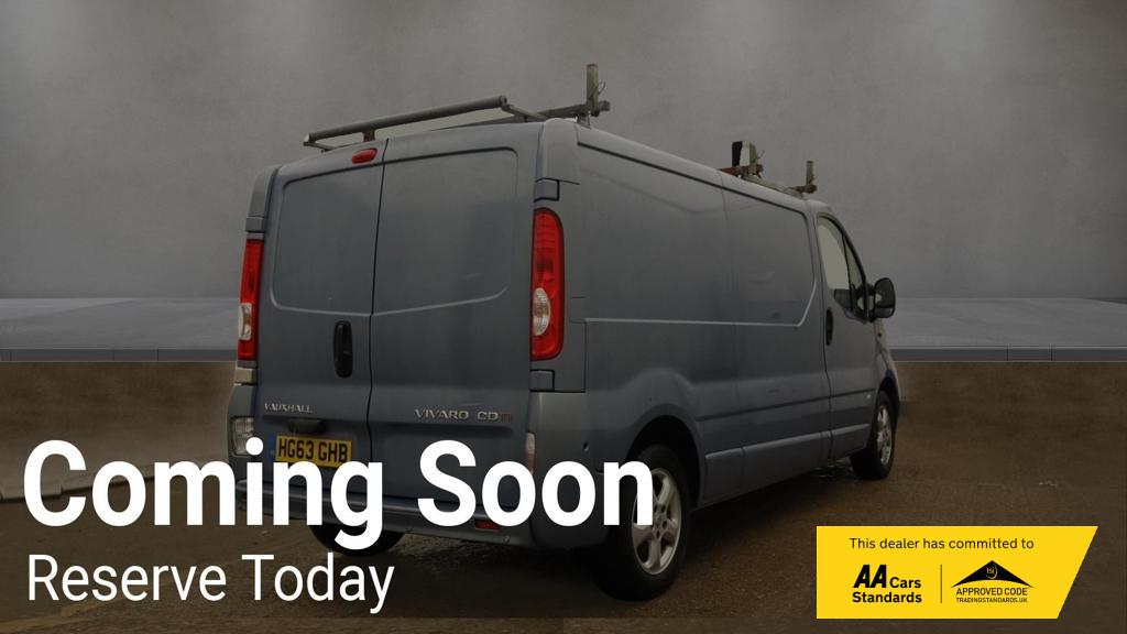 Vauxhall Vivaro 2.0 2900 CDTi Sportive Panel Van 4dr Diesel Manual FWD L3 (195 g/km, 113 bhp)