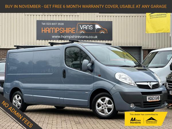 Vauxhall Vivaro 2.0 2900 CDTi Sportive Panel Van 4dr Diesel Manual FWD L3 (195 g/km, 113 bhp)