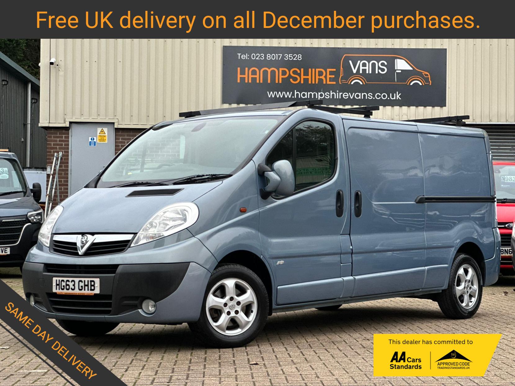 Vauxhall Vivaro 2.0 2900 CDTi Sportive Panel Van 4dr Diesel Manual FWD L3 (195 g/km, 113 bhp)