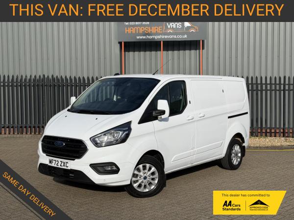 Ford Transit Custom 2.0 300 EcoBlue Limited Panel Van 5dr Diesel Manual L1 H1 Euro 6 (s/s) (130 ps)