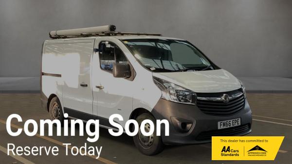Vauxhall Vivaro 1.6 CDTi 2900 ecoFLEX Panel Van 5dr Diesel Manual L1 H1 Euro 6 (s/s) (95 ps)