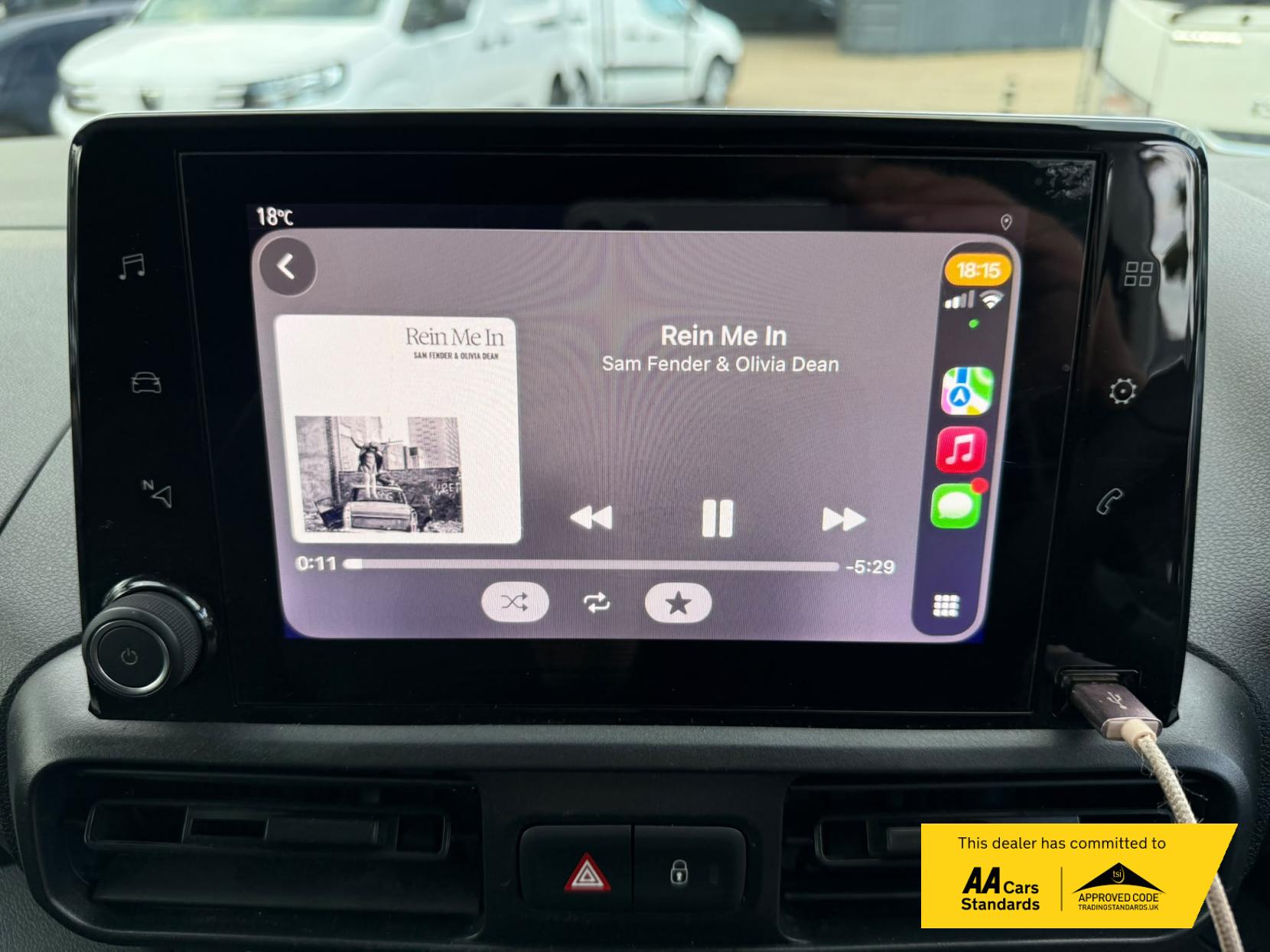 2022 Vauxhall Combo 1.5 Turbo D 2300 Sportive Panel Van 5dr Diesel Manual L1 H1 Euro 6 (100 ps) - Thumbnail 35