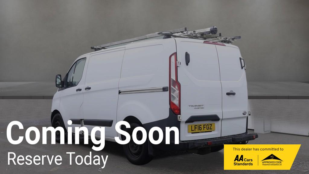 2016 Ford Transit Custom 2.2 TDCi 310 ECOnetic Panel Van 5dr Diesel Manual L1 H1 (162 g/km, 98 bhp) - Thumbnail 3
