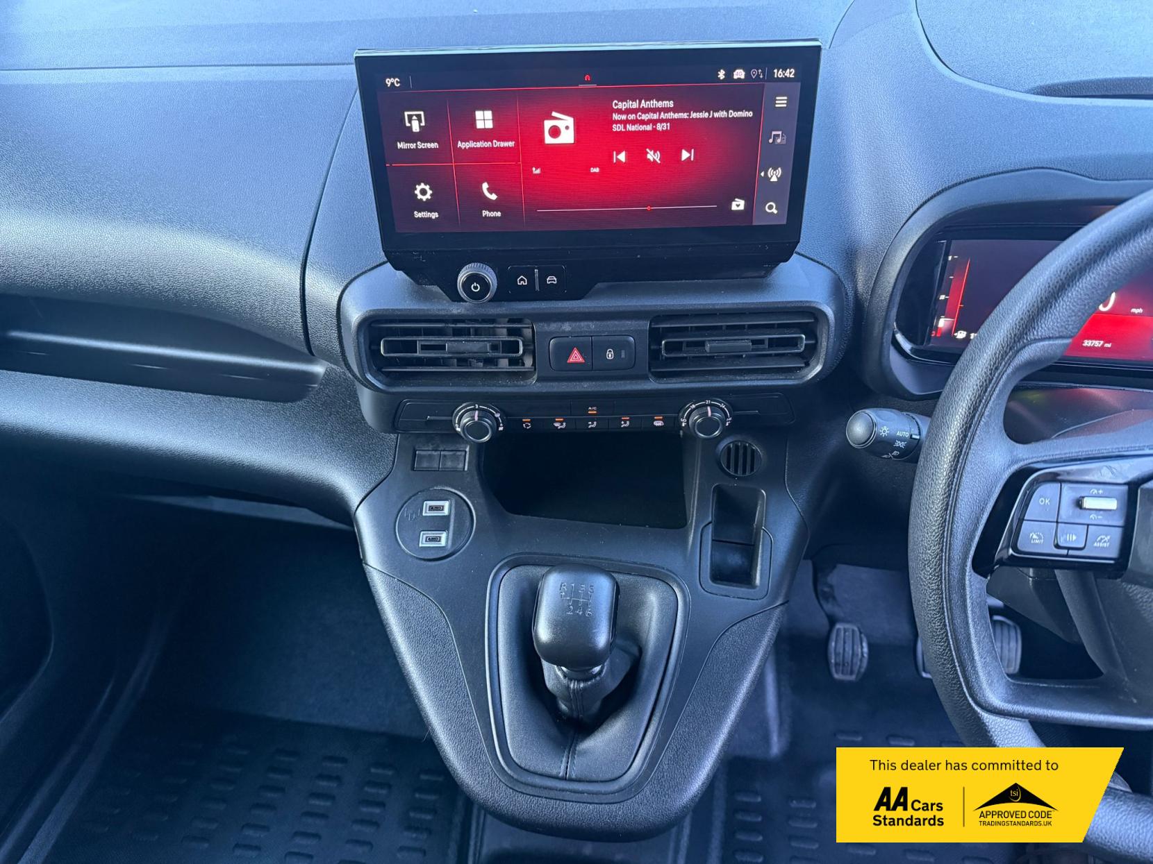 Vauxhall Combo 1.5 Turbo D 2300 Prime Panel Van 5dr Diesel Manual SWB Euro 6 (s/s) (100 ps)