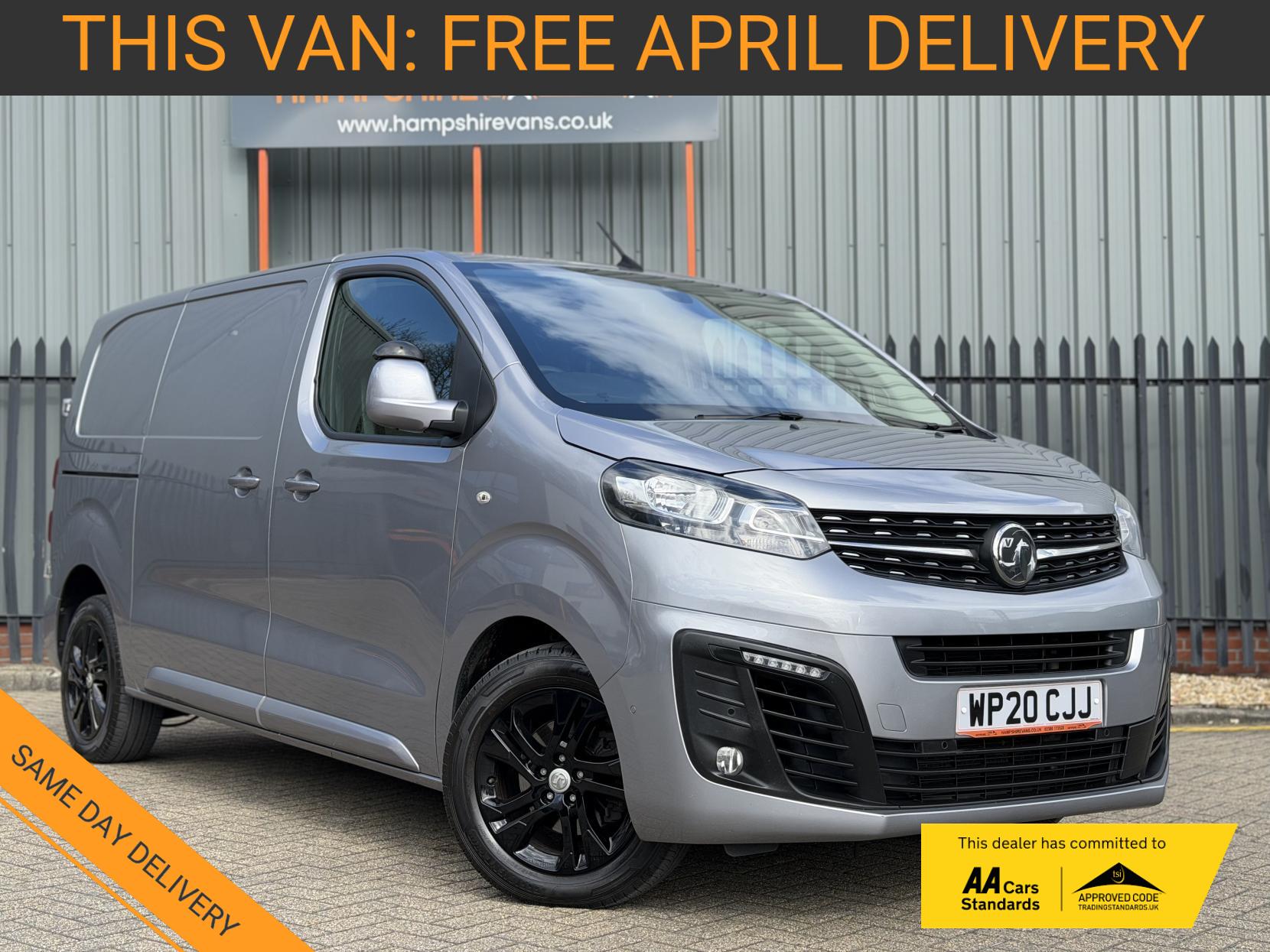 Vauxhall Vivaro 2.0 Turbo D 3100 Elite Panel Van 5dr Diesel Auto L1 H1 Euro 6 (s/s) (180 ps)