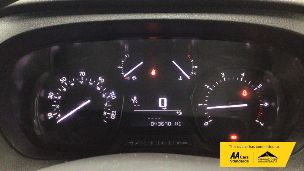 Vauxhall Vivaro 1.5 Turbo D 2700 Sportive Panel Van 5dr Diesel Manual L1 H1 Euro 6 (s/s) (100 ps)