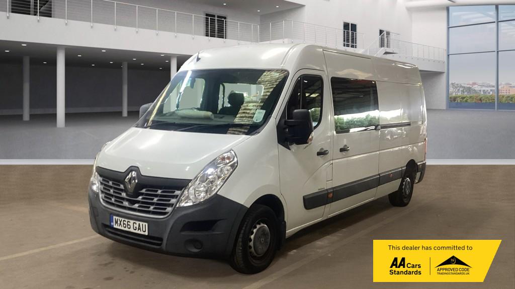 Renault Master 2.3 dCi ENERGY 35 Business Combi Van Double Cab 5dr Diesel Manual FWD MWB Medium Roof Euro 6 (s/s) (9 Seat) (145 ps)
