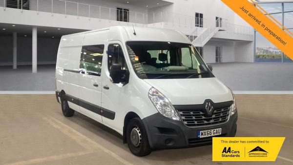 Renault Master 2.3 dCi ENERGY 35 Business Combi Van Double Cab 5dr Diesel Manual FWD MWB Medium Roof Euro 6 (s/s) (9 Seat) (145 ps)