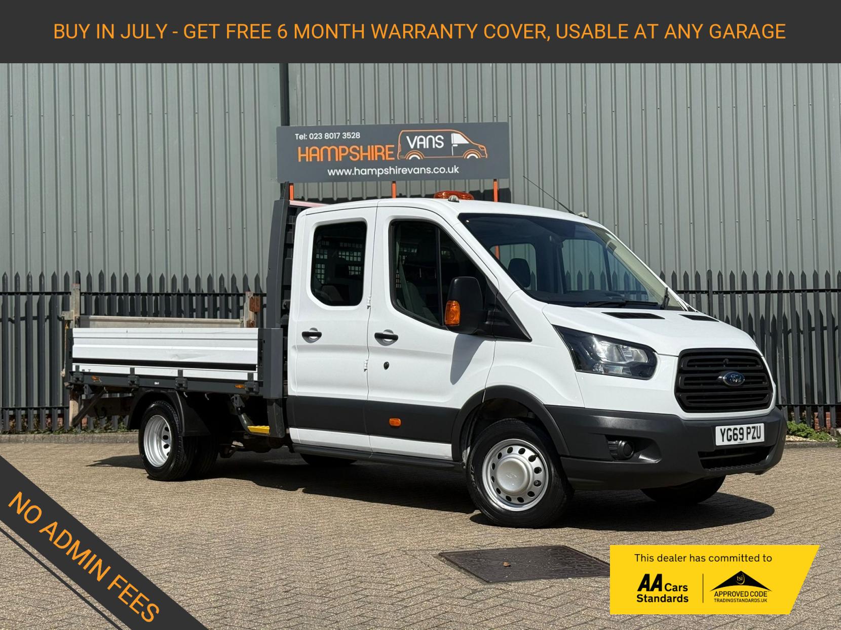 Ford Transit 2.0 350 EcoBlue Chassis Double Cab 4dr Diesel Manual RWD L4 H1 Euro 6 (DRW) (130 ps)