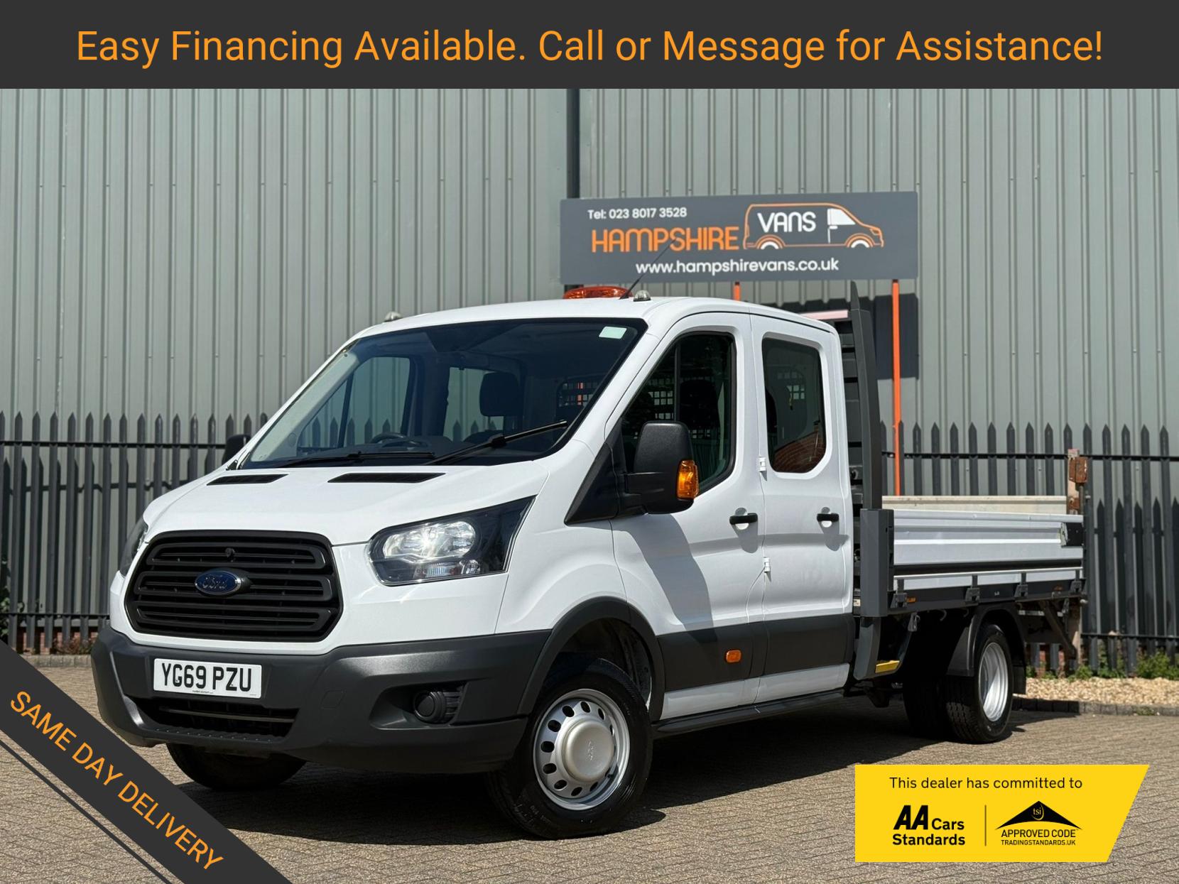 Ford Transit 2.0 350 EcoBlue Chassis Double Cab 4dr Diesel Manual RWD L4 H1 Euro 6 (DRW) (130 ps)