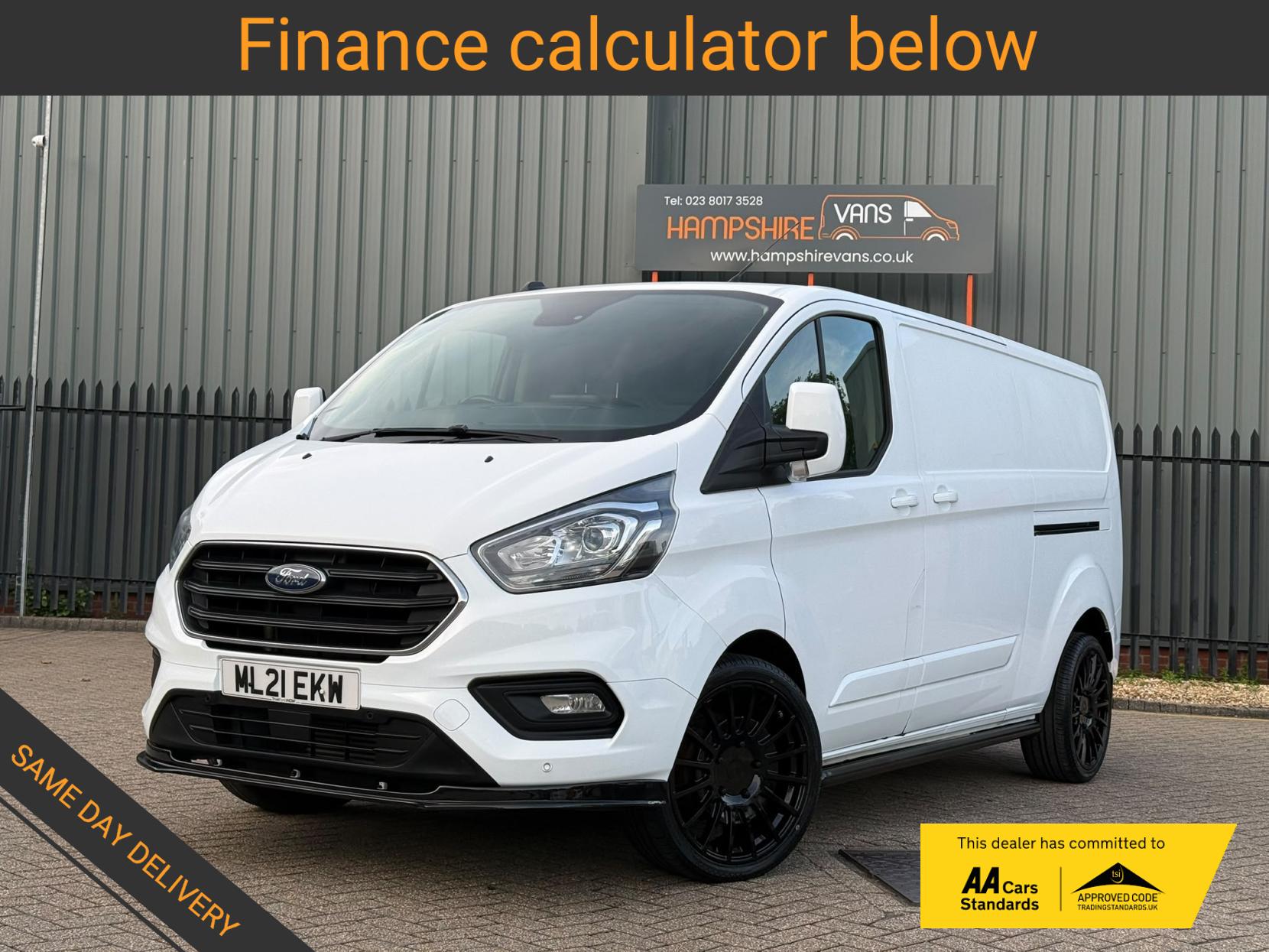 2021 Ford Transit Custom 2.0 300 EcoBlue Limited Panel Van 5dr Diesel Manual L2 H1 Euro 6 (s/s) (130 ps) - Thumbnail 2