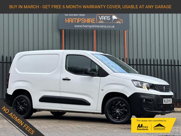 Peugeot Partner 1.5 BlueHDi 1000 Professional Standard Panel Van 5dr Diesel Manual SWB Euro 6 (100 bhp)