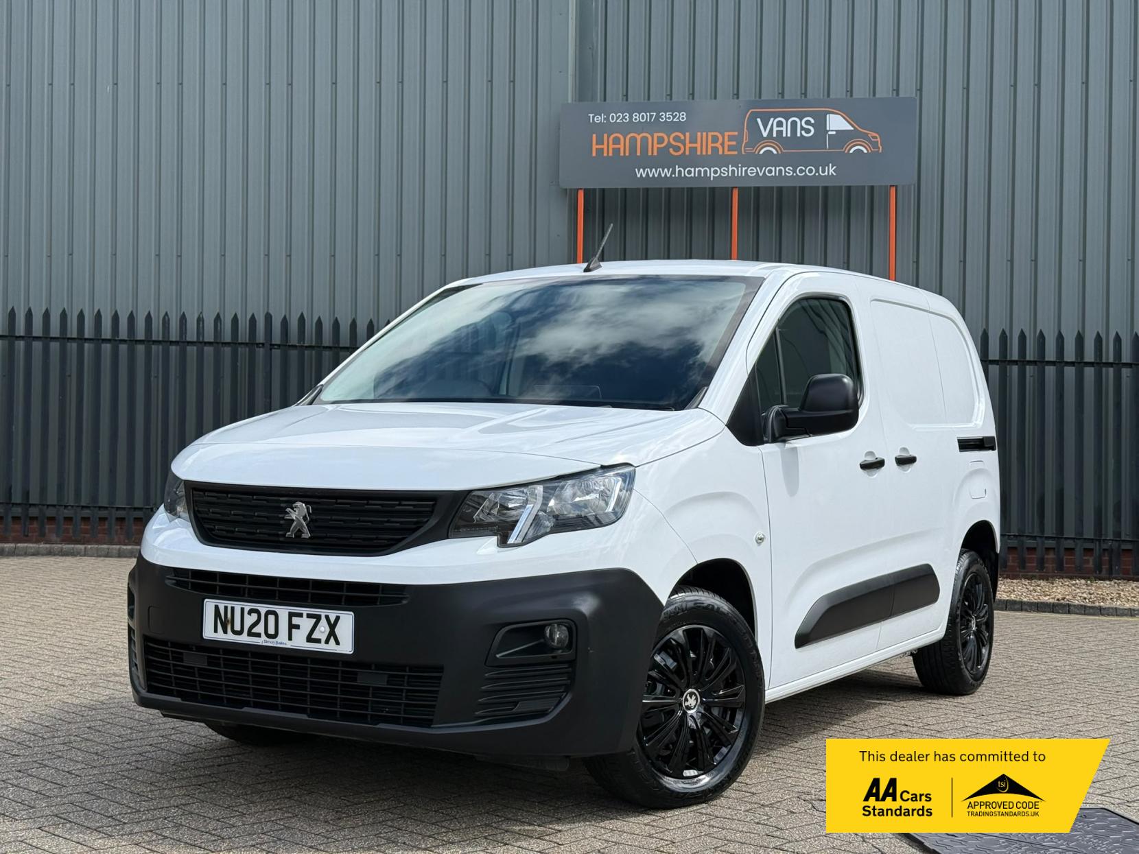 2020 Peugeot Partner 1.5 BlueHDi 1000 Professional Standard Panel Van 5dr Diesel Manual SWB Euro 6 (s/s) (100 bhp) - Thumbnail 2
