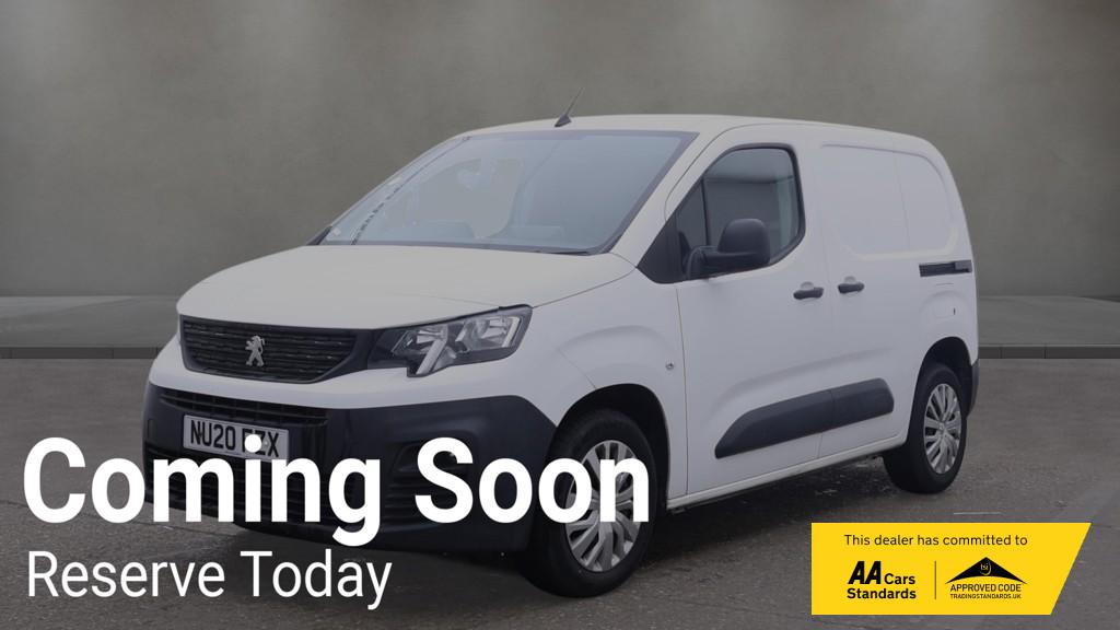 2020 Peugeot Partner 1.5 BlueHDi 1000 Professional Standard Panel Van 5dr Diesel Manual SWB Euro 6 (s/s) (100 bhp) - Thumbnail 3