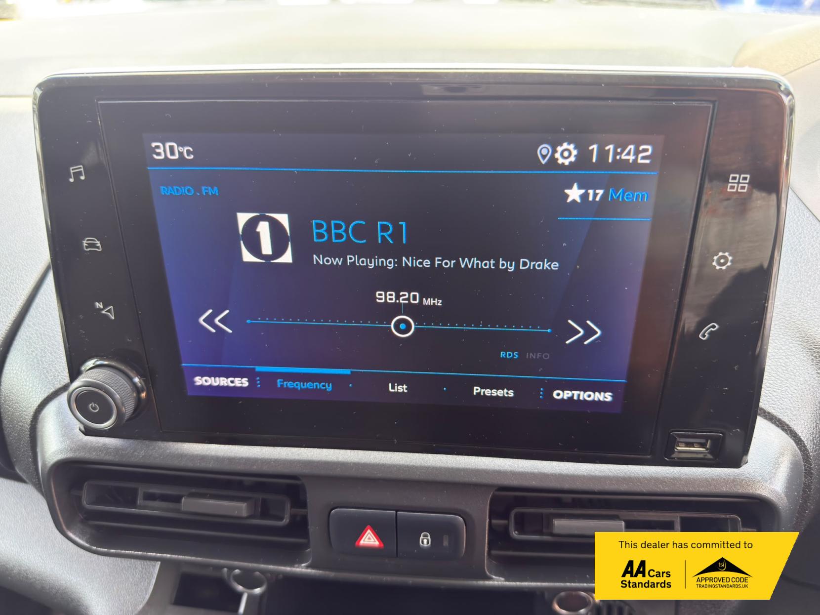 2020 Peugeot Partner 1.5 BlueHDi 1000 Professional Standard Panel Van 5dr Diesel Manual SWB Euro 6 (s/s) (100 bhp) - Thumbnail 14