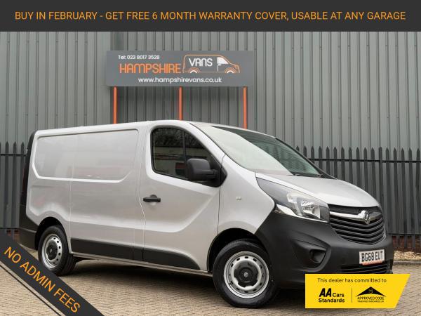 Vauxhall Vivaro 1.6 CDTi 2700 Panel Van 5dr Diesel Manual L1 H1 Euro 6 (s/s) (95 ps)