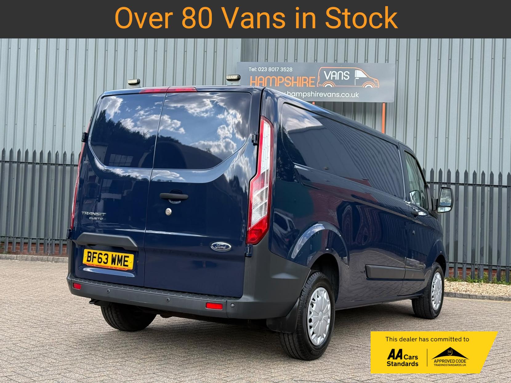 2013 Ford Transit Custom 2.2 TDCi 330 Trend Panel Van 5dr Diesel Manual L2 H1 (197 g/km, 123 bhp) - Thumbnail 4