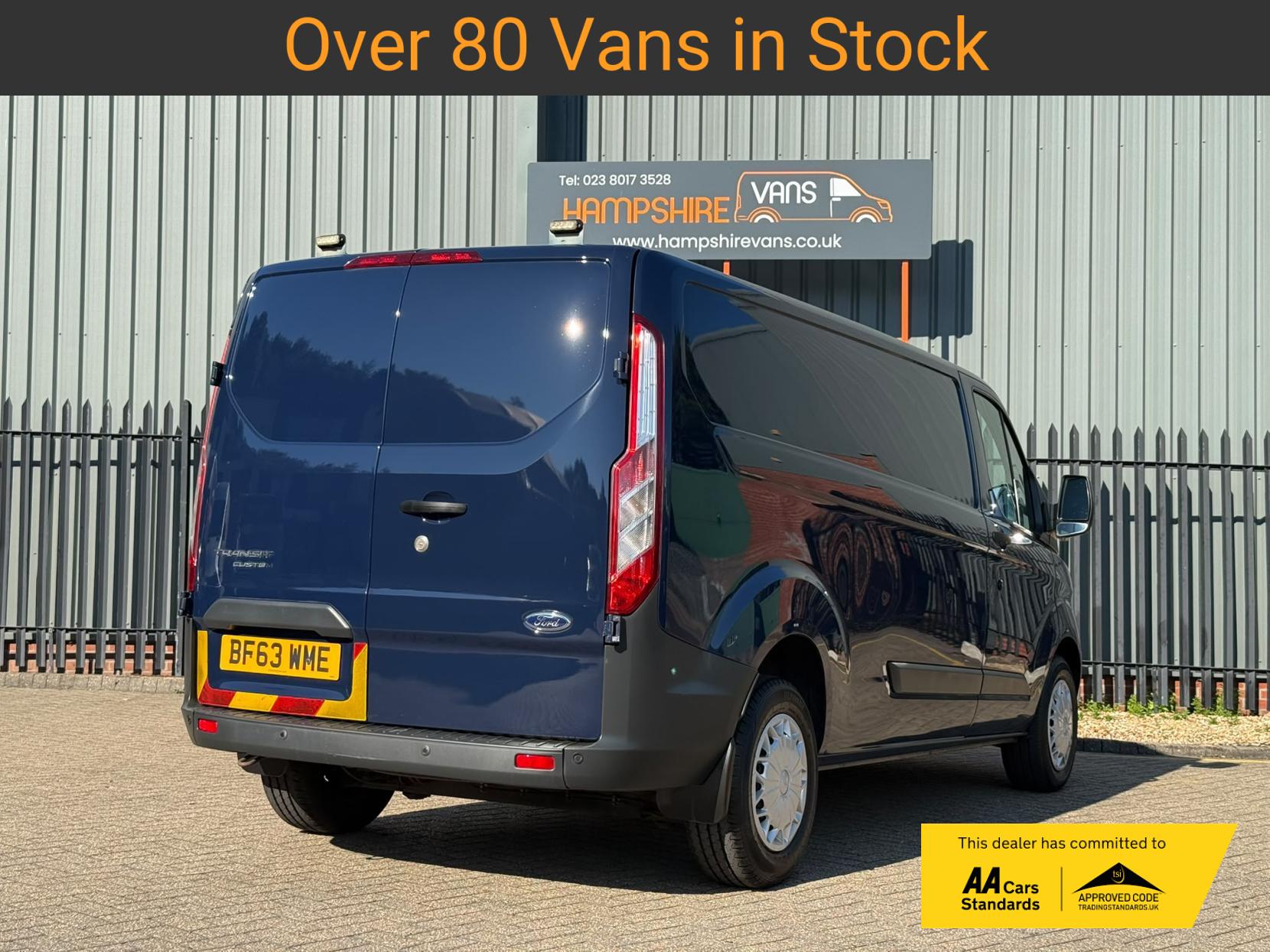 2013 Ford Transit Custom 2.2 TDCi 330 Trend Panel Van 5dr Diesel Manual L2 H1 (197 g/km, 123 bhp) - Thumbnail 4