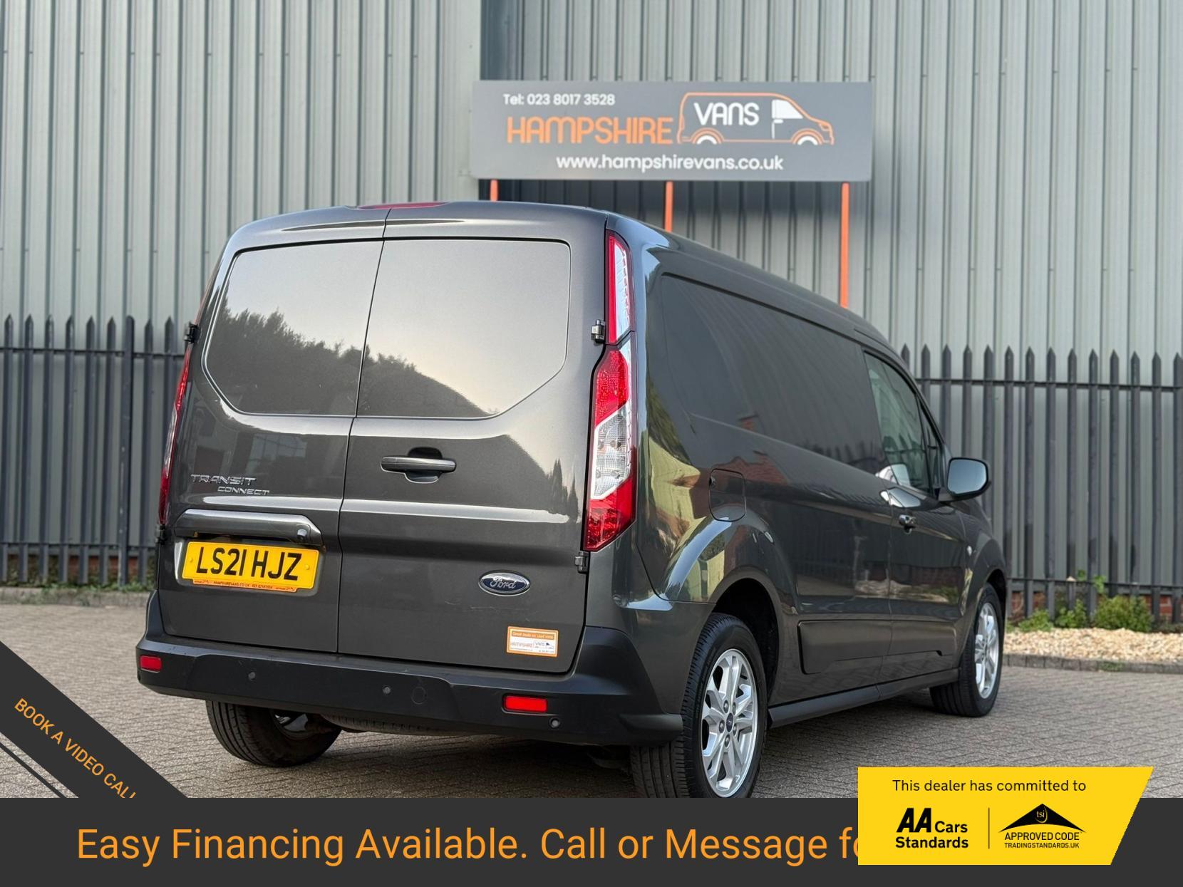 2021 Ford Transit Connect 1.5 240 EcoBlue Limited Panel Van 5dr Diesel Auto L2 Euro 6 (s/s) (120 ps) - Thumbnail 3
