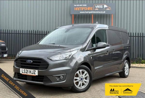 2021 Ford Transit Connect 1.5 240 EcoBlue Limited Panel Van 5dr Diesel Auto L2 Euro 6 (s/s) (120 ps) - Thumbnail 2