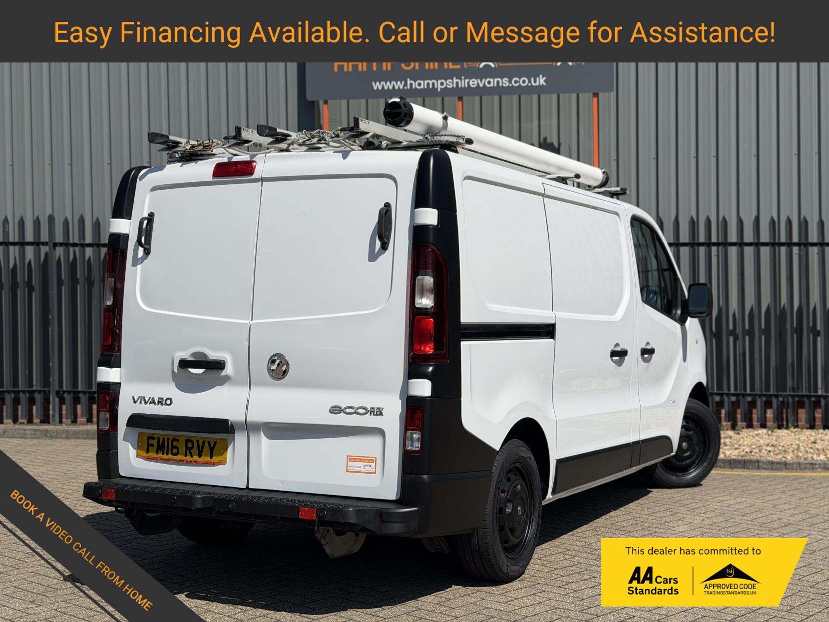 2016 Vauxhall Vivaro 1.6 CDTi 2900 ecoFLEX Panel Van 5dr Diesel Manual L1 H1 Euro 5 (s/s) (90 ps) - Thumbnail 3