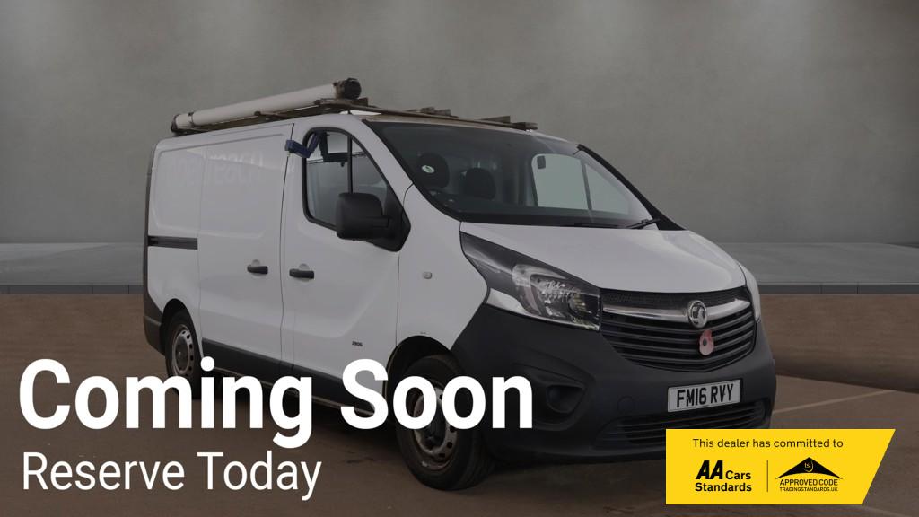2016 Vauxhall Vivaro 1.6 CDTi 2900 ecoFLEX Panel Van 5dr Diesel Manual L1 H1 Euro 5 (s/s) (90 ps)