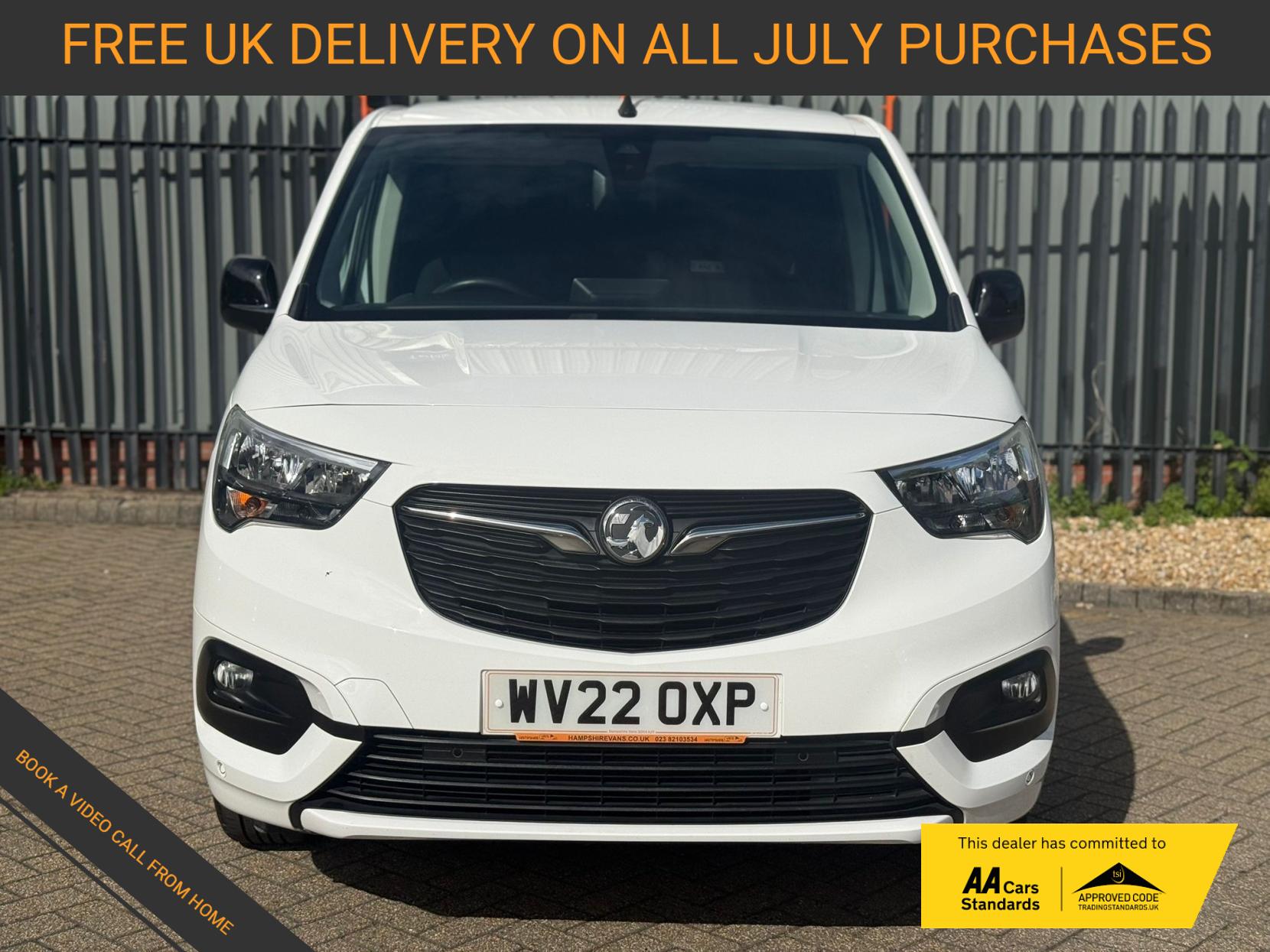 Vauxhall Combo 1.5 Turbo D 2300 Sportive Panel Van 4dr Diesel Manual L1 H1 Euro 6 (100 ps)